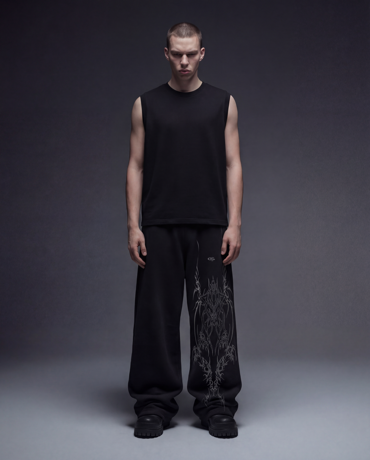 Ancest Unisex Straight Fit Baggy Pants