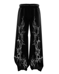 Sigilborn Black Unisex Straight Fit Baggy Pants